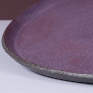 Black Stone table service in sandstone, violet, dessert [4]
