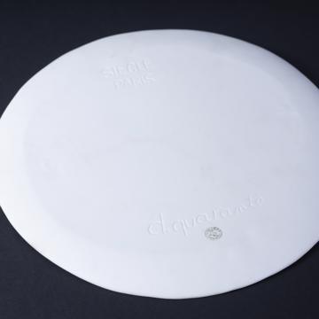 Assiettes Réminiscence de Danielle Quarante pour Siècle, blanc, métamorphose florale [6]