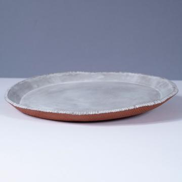 Jute plate in sandstone