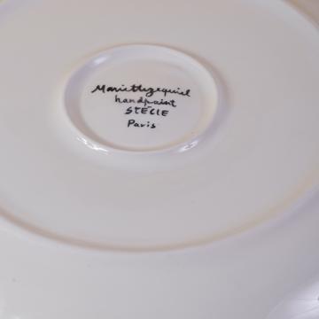 Fish Plate in turned Earthenware, yellow [5]