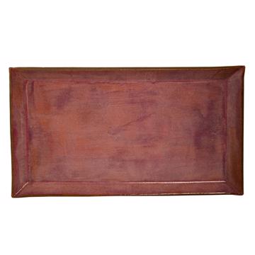 Black Stone table service in sandstone, violet, rectangle [3]
