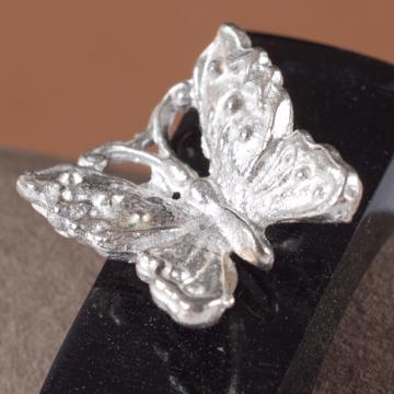 Bague Papillon en Corne, noir, taille 52 [2]