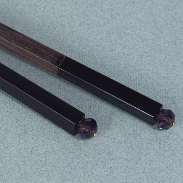 Baguettes Cristal en bois de rose, violet [2]