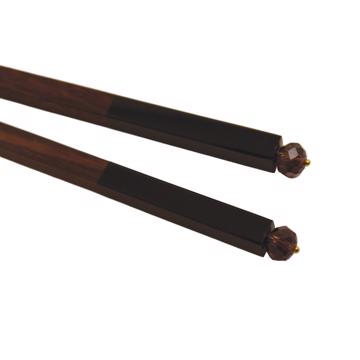 Baguettes Cristal en bois de rose, violet