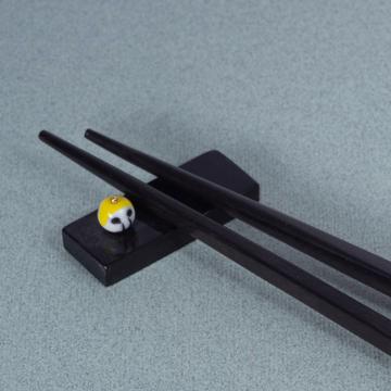 Faces Chopsticks in rosewood, yellow [4]