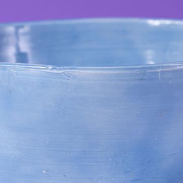 Bols ronds en faïence tournée, bleu france, 15 cm [2]