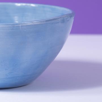Round Bowl in earthenware, french blue, 9 cm [3]