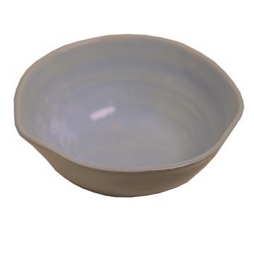 Round Bowl in earthenware, sky blue, 9 cm