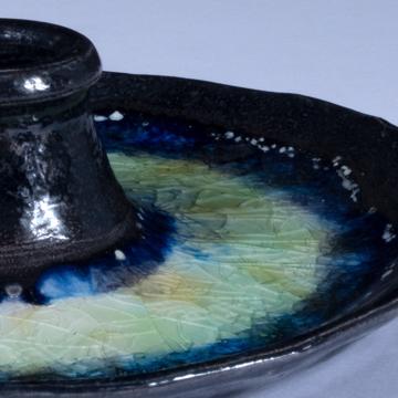 Bougeoirs Verre Craquelé en Faïence, vert clair [4]