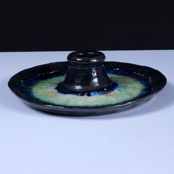 Bougeoirs Verre Craquelé en Faïence, vert clair [5]