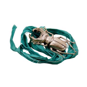 Bracelet Scarabée et Sari, argent [4]