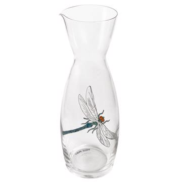 Dragonfly Carafe in enamel cristallin, sea green [3]