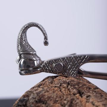 Nutcracker Leprechaun in silver plated