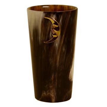 Timbale en Corne motif Lune, or, 14 cm de haut [3]