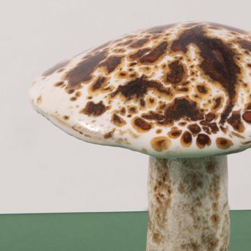 Champignons en grès, beige, champignon de printemps [2]
