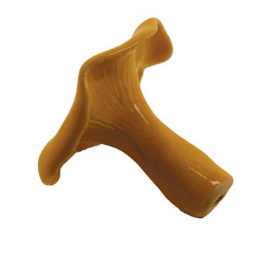 Champignons en grès, orange, girolle