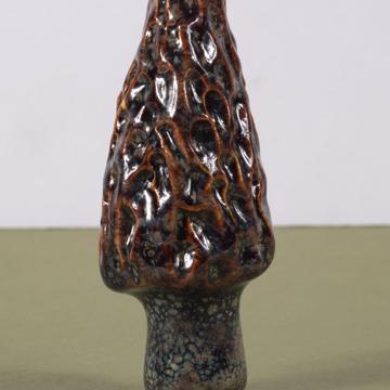 Champignons en grès, bronze, morille [2]