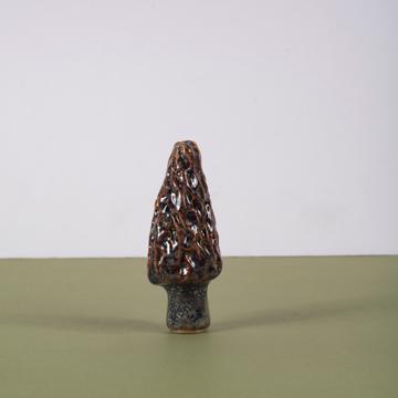 Champignons en grès, bronze, morille [1]