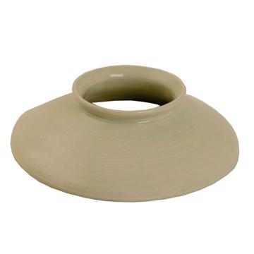 Coquetier Rond en faïence, vert menthe