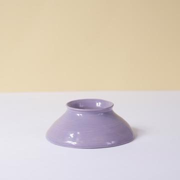Coquetier Rond en faïence, lila [1]