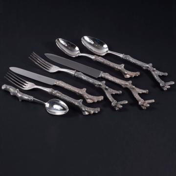 Couvert Corail en métal argenté, argent, set de 7 [1]