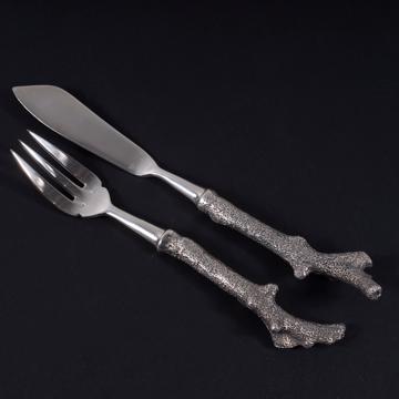 Silver Coral fish cutlery
