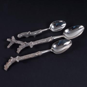 Cuillère Corail en métal argenté, argent, café/thé [1]