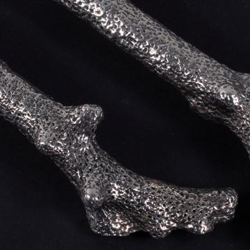 Fourchette Corail d'Argent en métal argenté, argent, dessert [5]