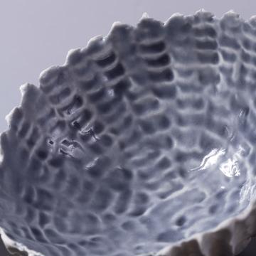 Urchins bowls in Porcelain, blue grey [3]