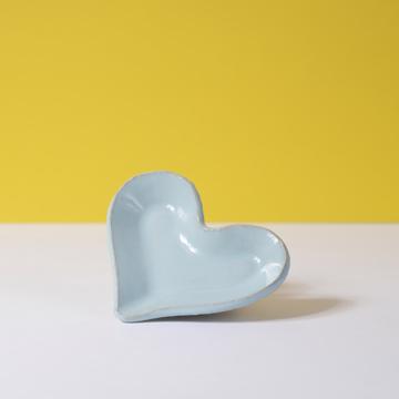 Heart saltcellar in sandstone