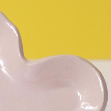 Heart saltcellar in sandstone, light pink [2]