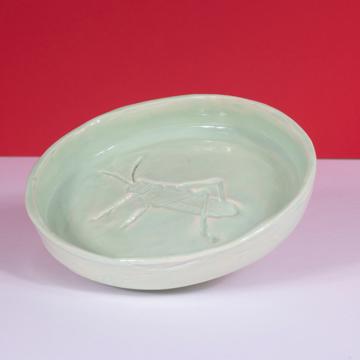 Criquet dish in earthenware