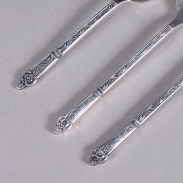 Petits couverts Florian en cuivre argenté, argent, set de 3 [2]