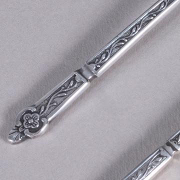 Petits couverts Florian en cuivre argenté, argent, set de 3 [5]