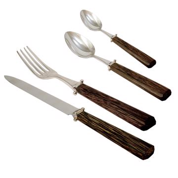 Set for 6 - Palmier cutlery, brown, cutlery set for 6 pers - 24 pieces [2]