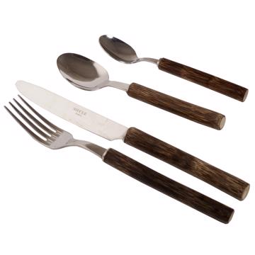 Ménagère pour 6 - couvert Roseau, brun, ensemble de couverts pour 6 pers - 24 pièces [2]