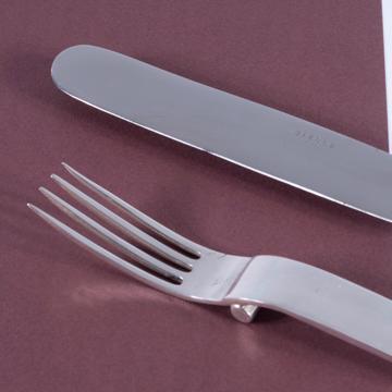 Vague cutlery in silver plated, silver, set of 2 [2]