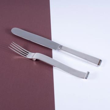Vague cutlery in silver plated