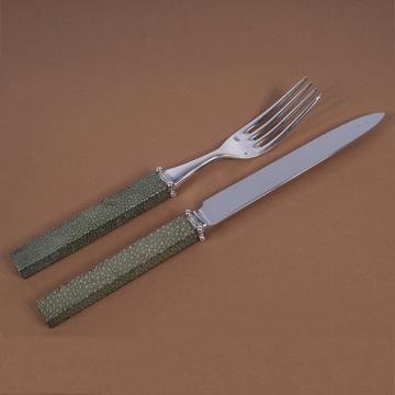 Galuchat Cutlery in real leather