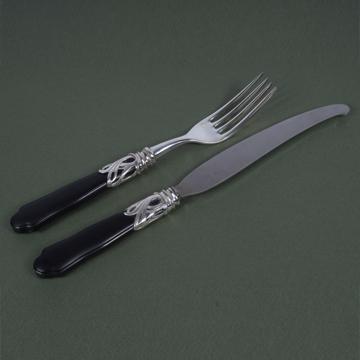Saba Cutlery in Resin and silver