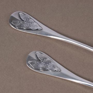 Couverts à poisson Feuille d'Argent en métal argenté, argent [2]