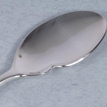 Fidélio individual sauce spoon in silver plated and cristal, transparent [4]