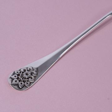 Cuillère à sauce individuelle Filigrane en maillechort argenté, argent [2]