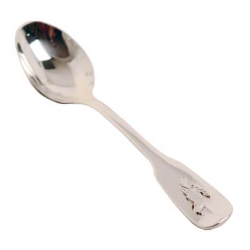 Petites cuillère Basse Cour en métal argenté, argent, canard [2]