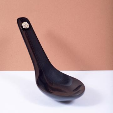 Cuillère à Soupe en corne et Support
