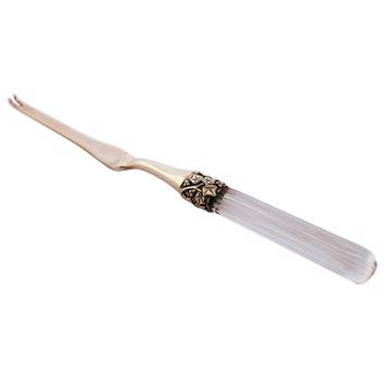 Fidelio lobster fork in cristal  and silver plated, transparent [3]