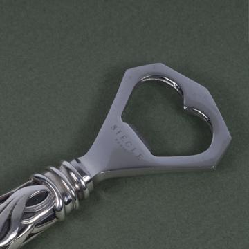 Décapsuleur Saba en résine et argent, noir mat [2]