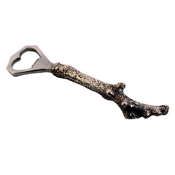 Coral bottle opener in silver plated, silver [3]