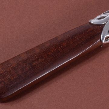 Décapsuleur Saba en résine et argent, brun [2]