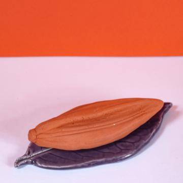 Seed Flagrance Diffuseur in earthenware, purple, earl grey [1]
